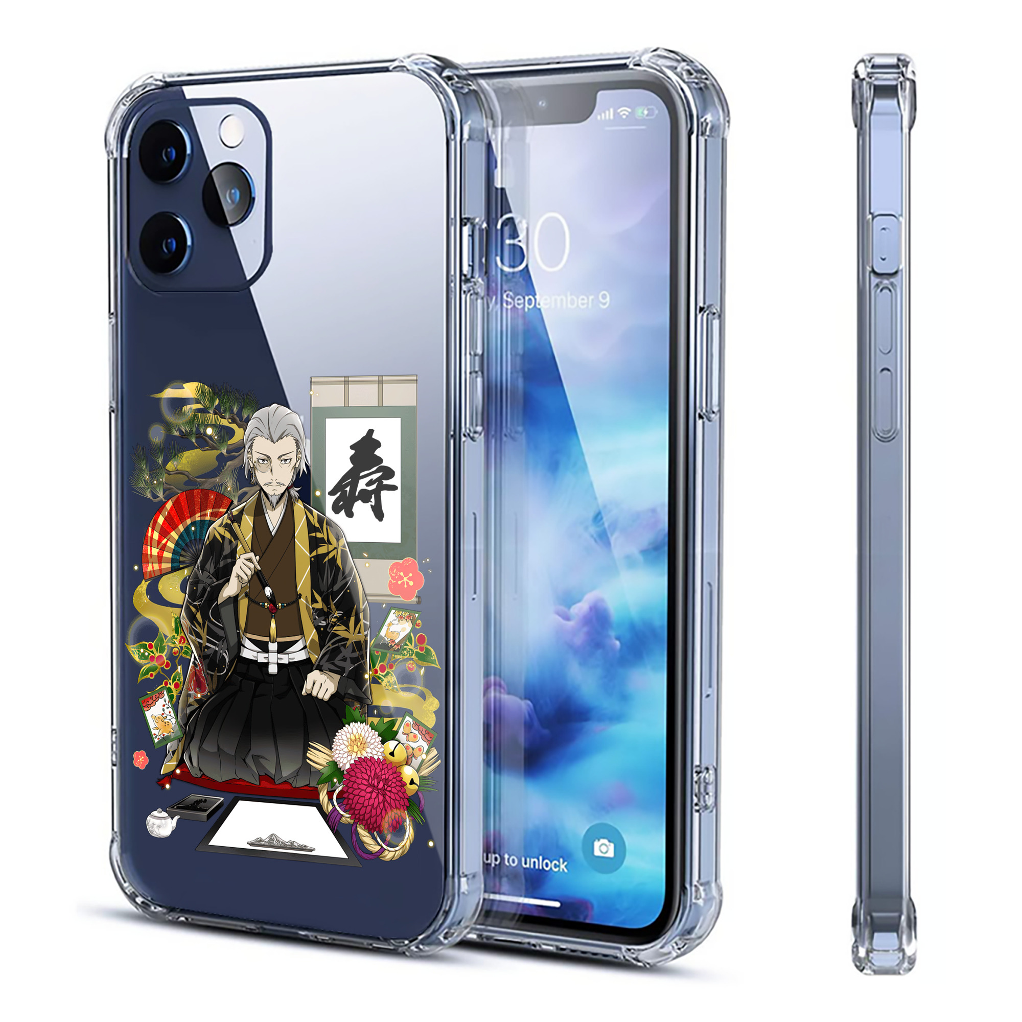 （画像用） 文豪ストレイドッグス Bungo Stray Dogs 【iPhone 12シリーズ対応】透明スマホケース（クリアソフトケース）